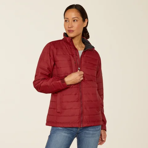 Women's Rebar Cordura Ripstop Lightweight Insulated Jacket - Cabernet Women's North Face jackets