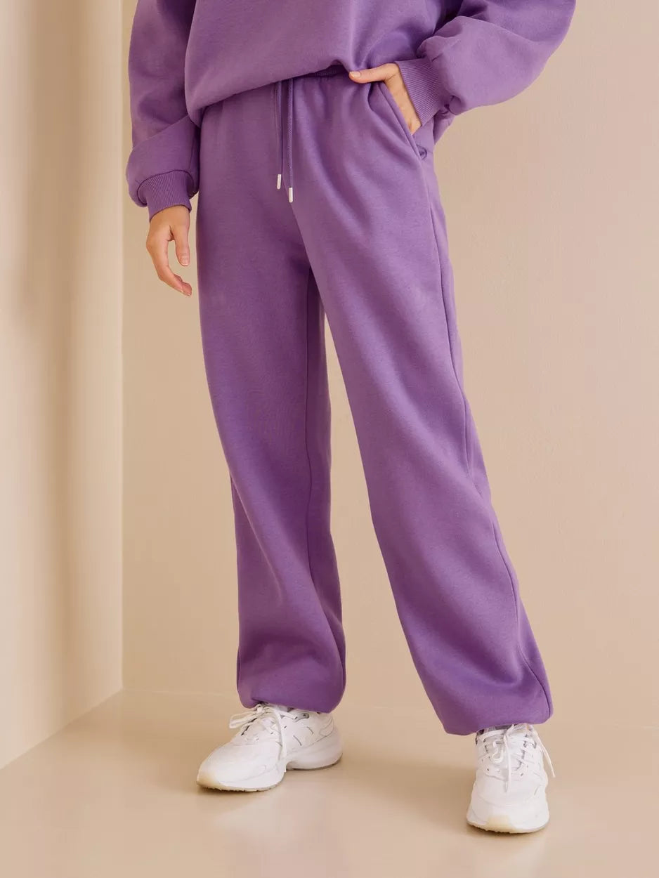 Perfect Slouchy Sweat Pants Purple Women's reversible jackets