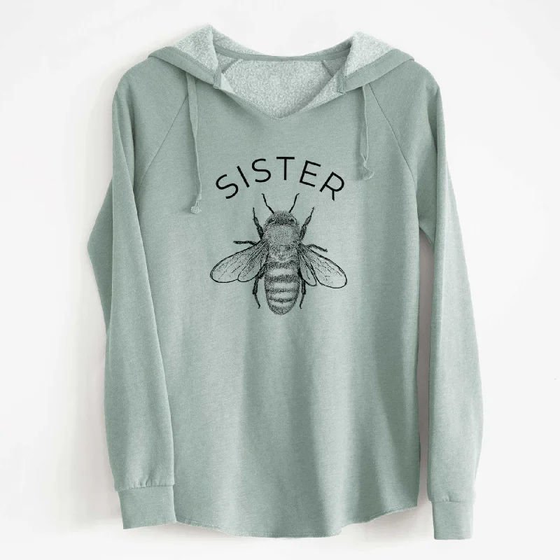 Sister Bee - Cali Wave Hooded Sweatshirt Warm Hoodie Sweatshirt Style