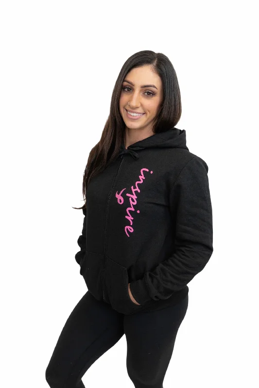 Inspire Unisex BCA Zip-up Hooded Sweatshirt Long Sleeve Hoodie