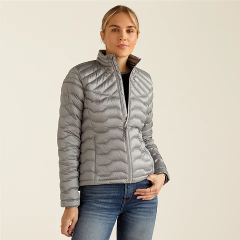 Women's Ideal Down Jacket - Iridescent Ultimate Grey Women's waterproof jackets