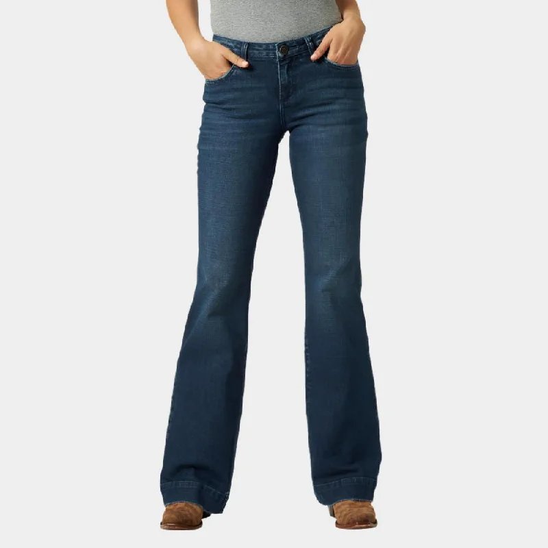 Wrangler Retro Mae Mid Rise Trouser Jean