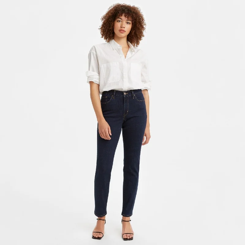 Levi's® Women's 5 Pocket  Straight Leg Mid-Rise Denim Jeans