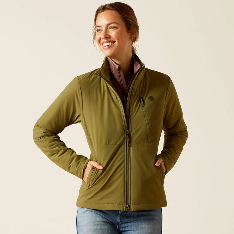 Women's Rion StretchShell Insulated Jacket - Winter Moss Women's hooded jackets