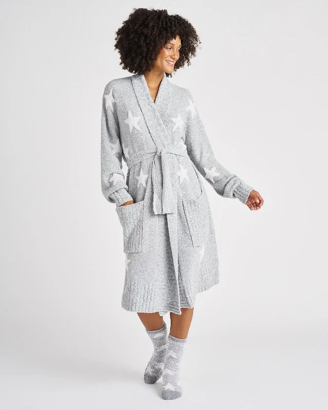 Pomona Fuzzy Robe Nursing pajama sets