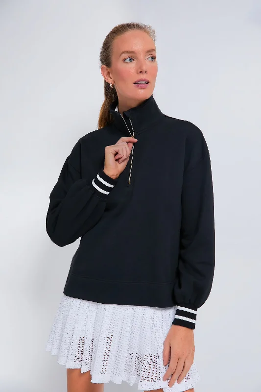 Black Carlson Quarter Zip Best sweaters for work