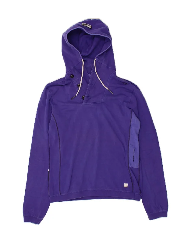 G-STAR Womens Hoodie Jumper UK 14 Medium Purple Cotton High-end sweaters