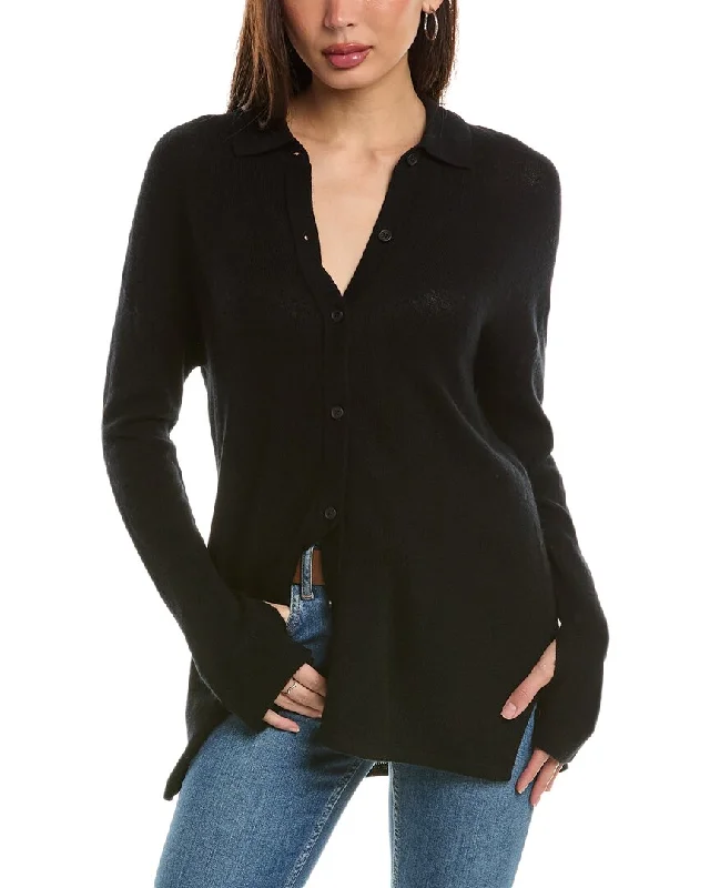 Hannah Rose Wool & Cashmere-Blend Shirt Best sweaters for winter