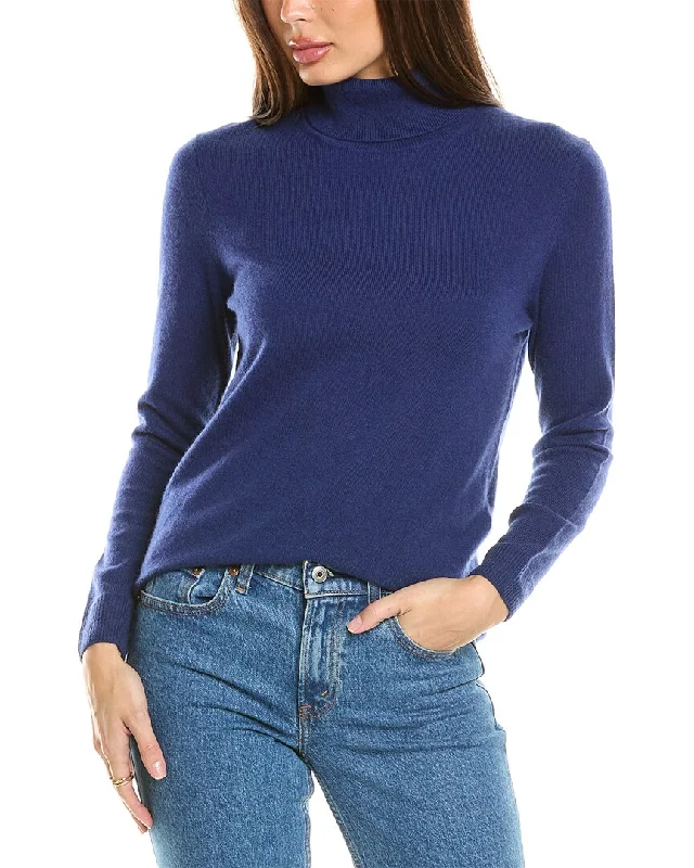 Malo Cashmere Turtleneck Wool & Cashmere-Blend Sweater Best sweaters for hiking