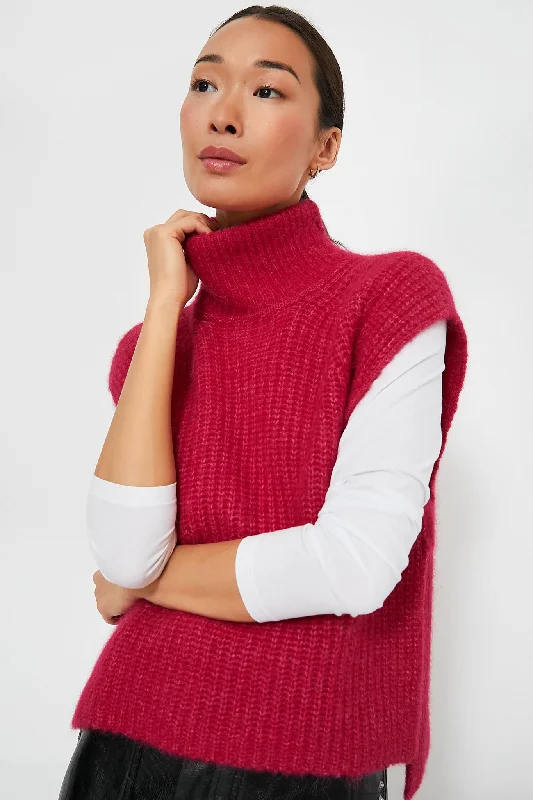 Raspberry Megan Sweater Thermal insulation sweaters