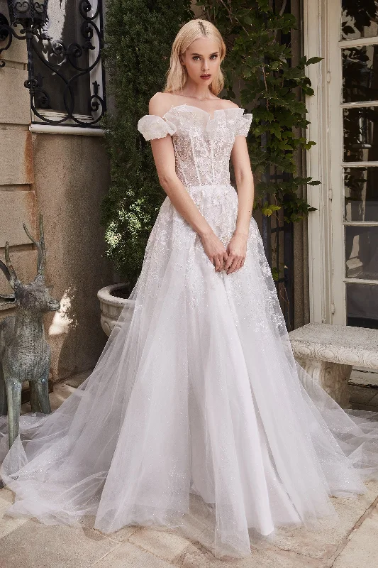 Cinderella Divine A1090: Enchanting Wedding Dress for the Modern Princess Open Back Dress