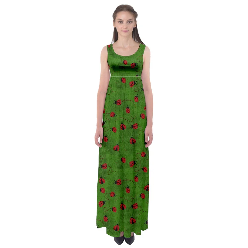 Ladybugs  Empire Waist Maxi Dress Cheap maxi dresses