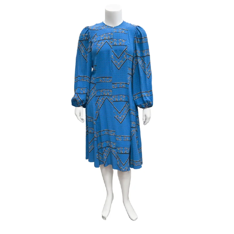 Blue Paisley Print Dress Floral dresses under $50