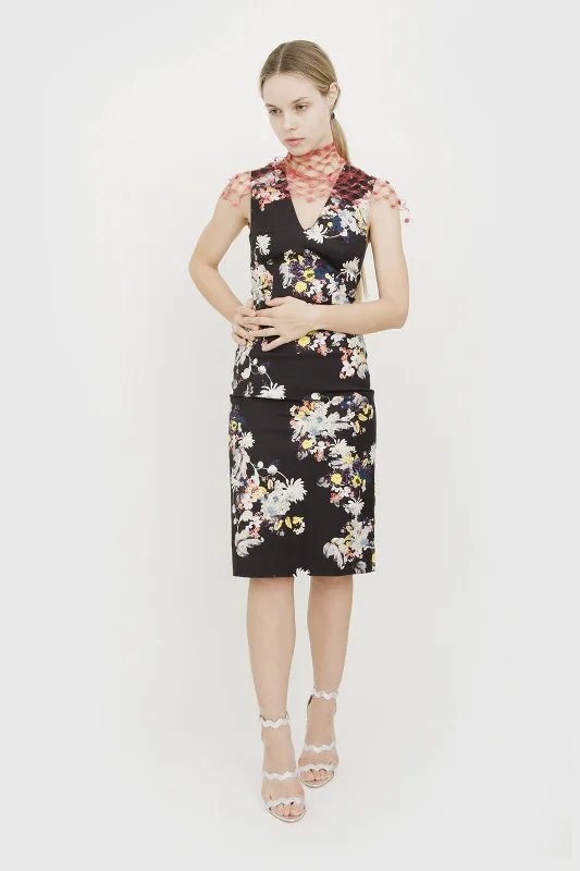 FLORAL SHIFT DRESS Retro floral dresses