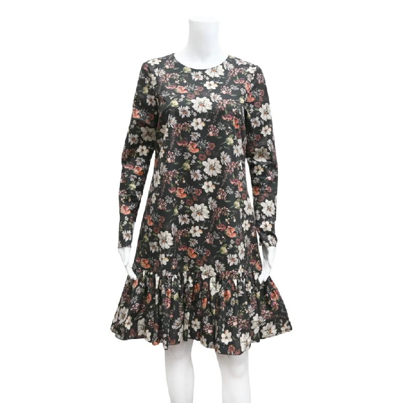 Multi-Color Floral Printed Dress High-end floral dresses