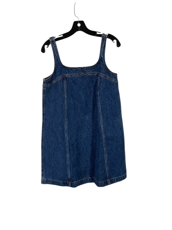 Dress Casual Short By Madewell In Blue Denim, Size: 6 Mini Skirt Dress