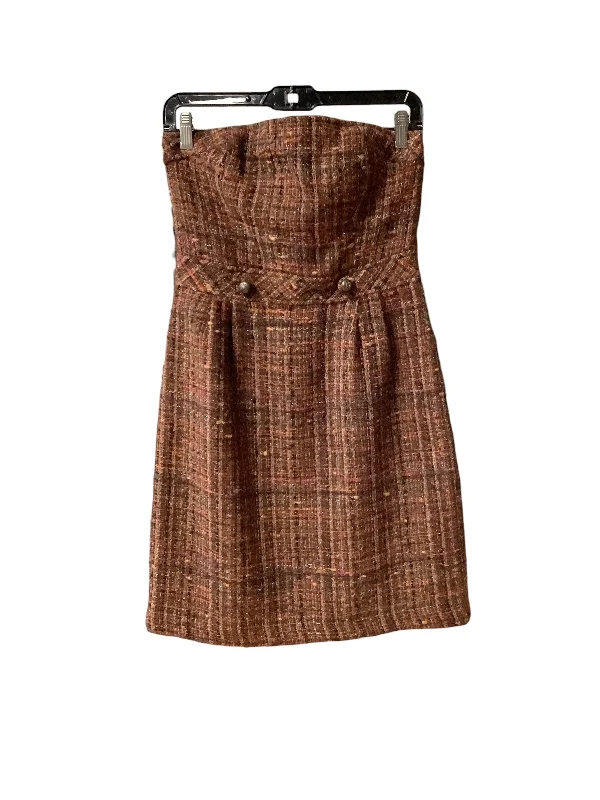 Dress Casual Short By Trina Turk In Brown, Size: 8 Tie Waist Mini Skirt