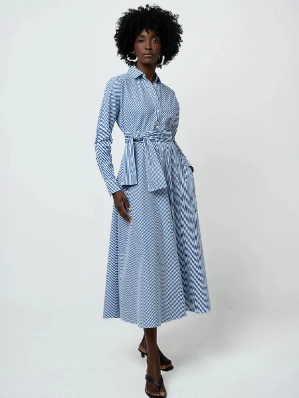 Feminine Dress Classic Denim Mini