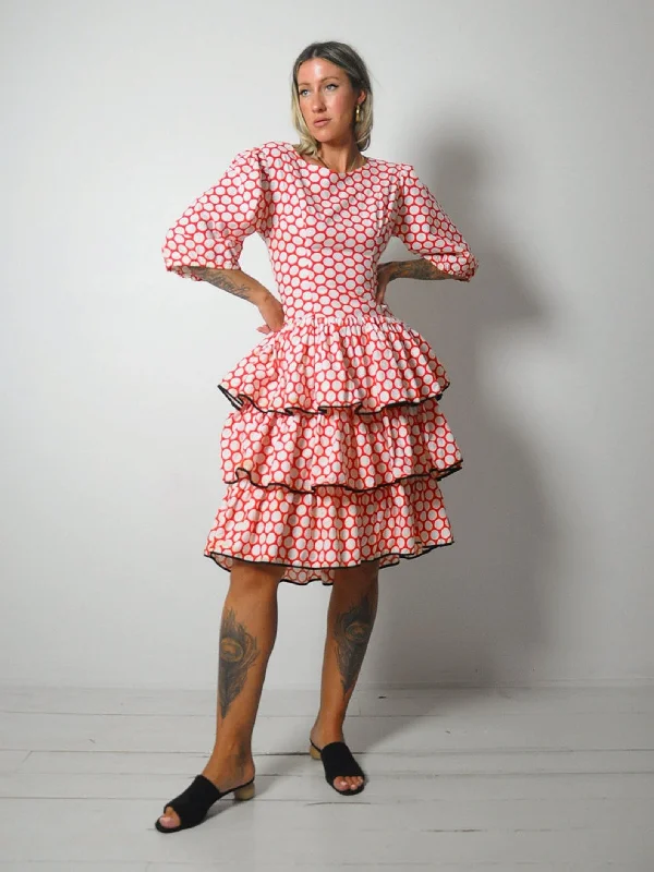 1960's Lucy Polka Dot Dress A-line unclassified dresses