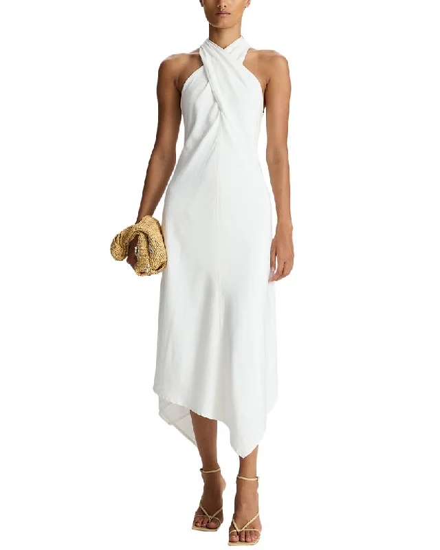 A.L.C. Quinn Linen-Blend Dress Wedding guest unclassified dresses