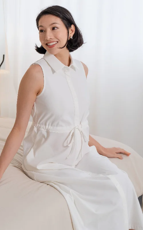 Aitana Nursing Dress in White Budget-friendly unclassified dresses