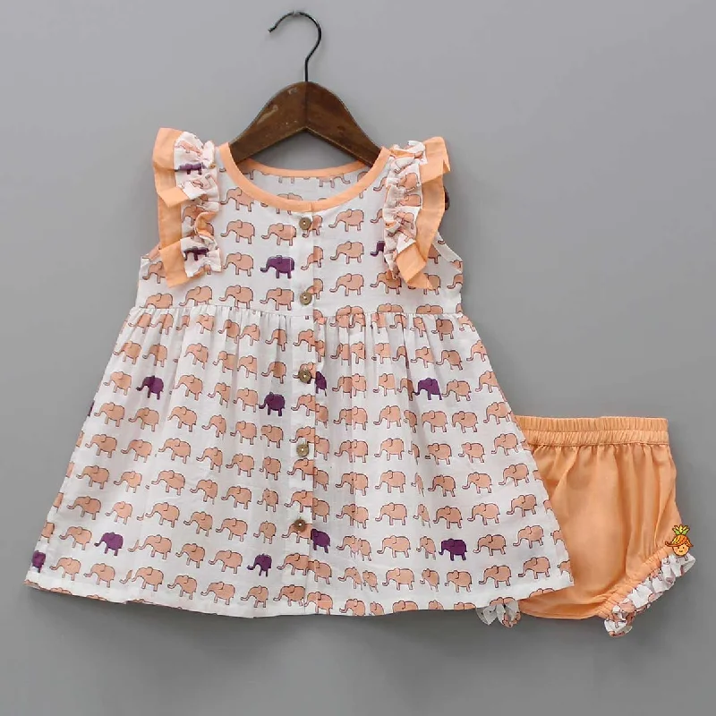 Animal Printed Top And Bloomer Lightweight unclassified dresses