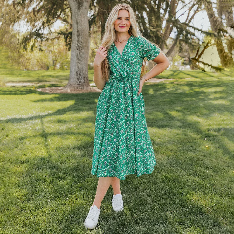 Belle Dress (Green Blossom) Popular unclassified dresses