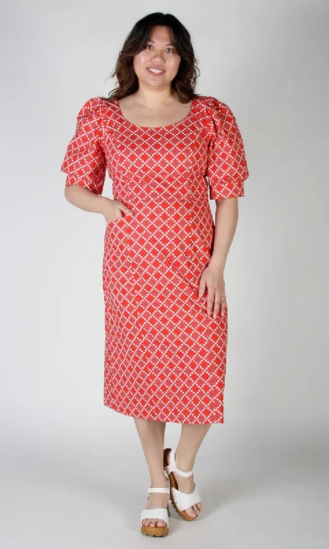 Birds of North America Veery Dress - Red Patches (Online Exclusive) Short unclassified dresses