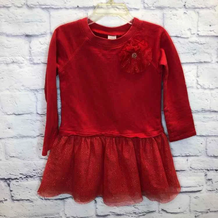 Carters Red Size 3T Girls Dress Vintage unclassified dresses