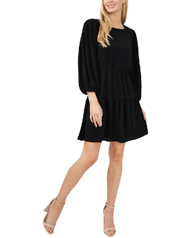 CeCe Tiered Ruffle Dress Ruched unclassified dresses