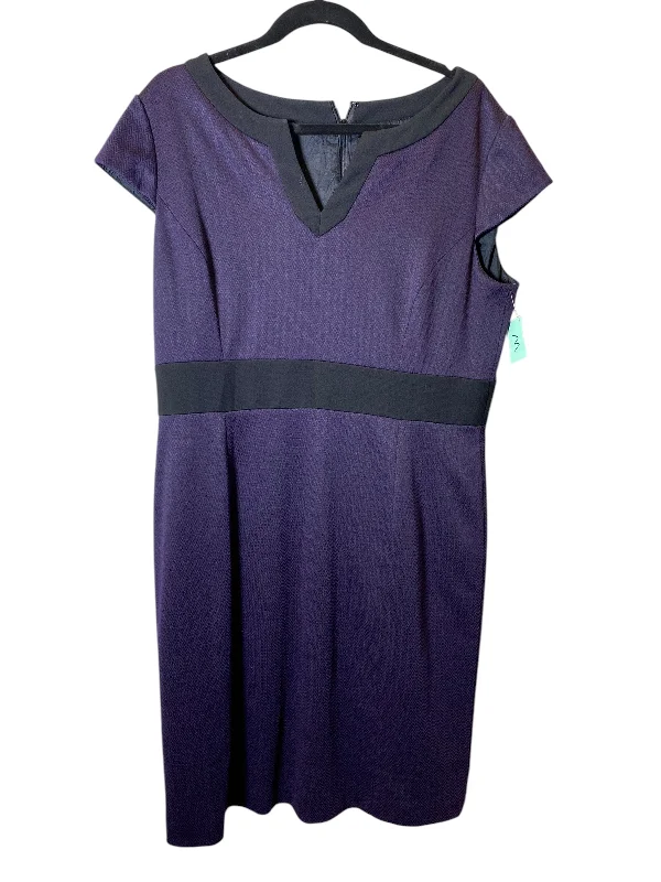 Dress Work By Alex Marie In Purple, Size: Xl High-end unclassified dresses