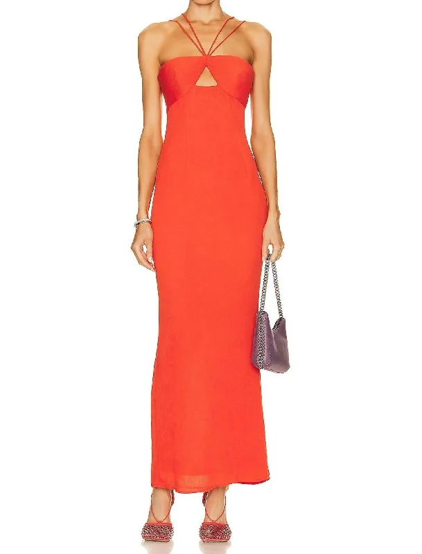 Gianna Dress In Papaya Everyday wear unclassified dresses