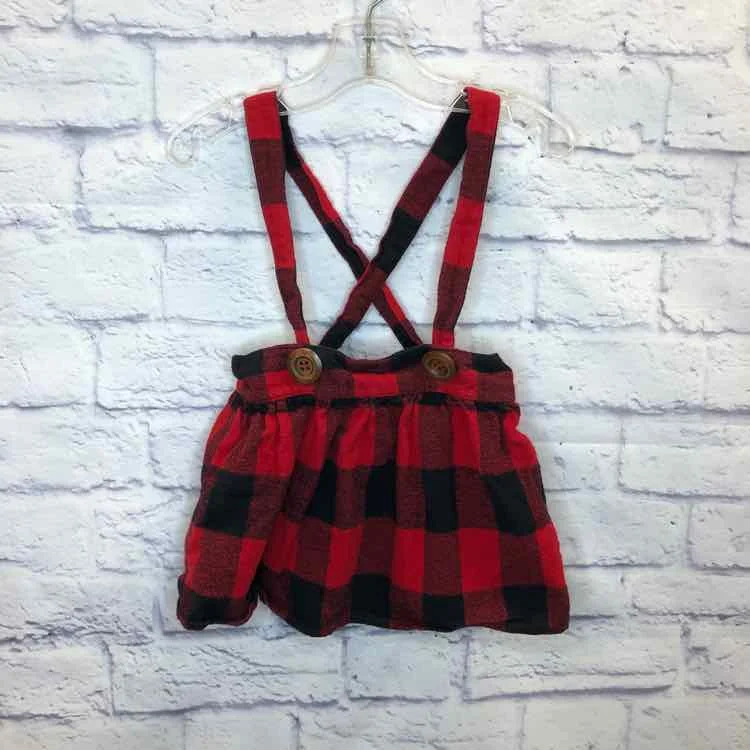 Indigo Soul Kids Red & Black Size 3T Girls Jumper Smocked unclassified dresses