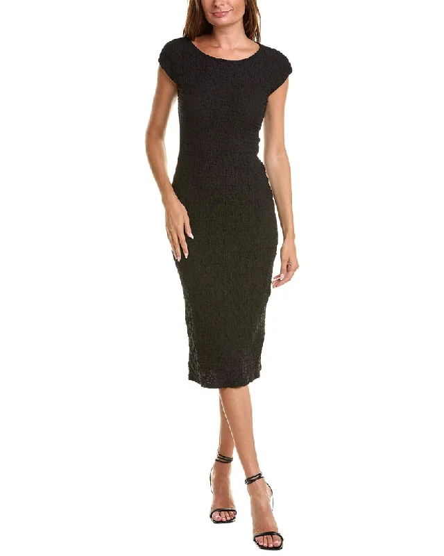 Isaac Mizrahi Bubble Sheath Dress Ruched unclassified dresses