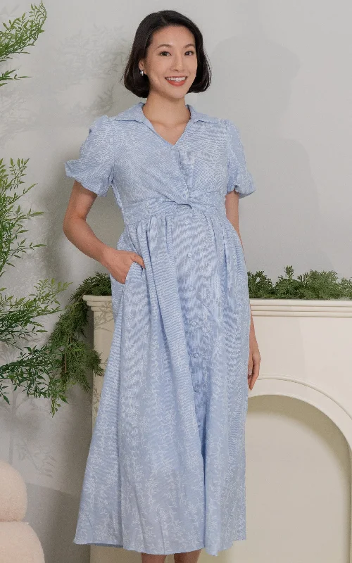 Kailani Nursing Dress in Blue Vacation unclassified dresses