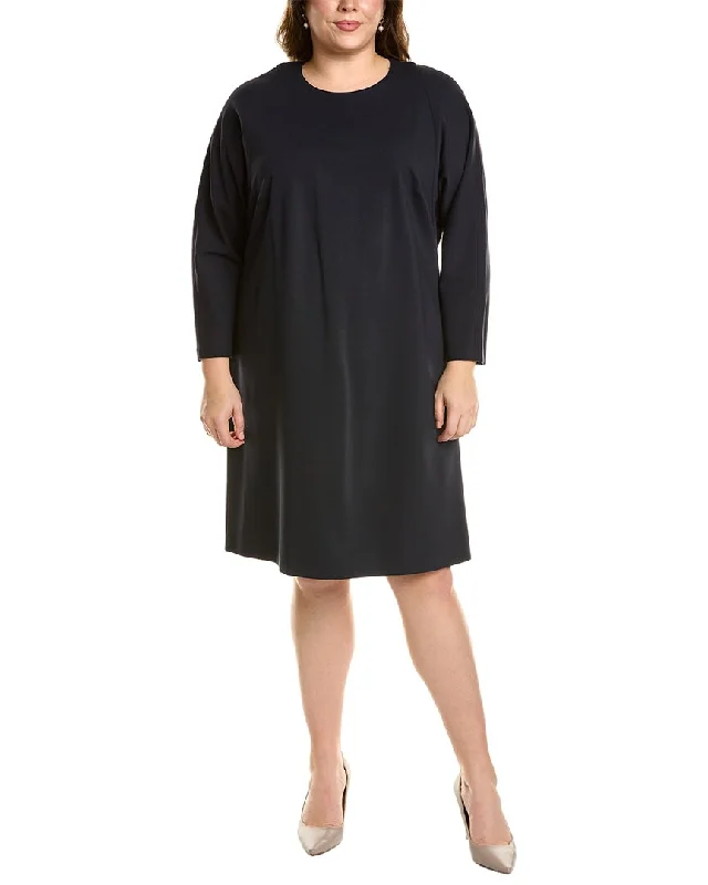 Lafayette 148 New York Plus Ponte A-Line Dress Chic unclassified dresses