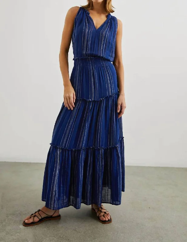 Loulou Dress In Noja Stripe Designer unclassified dresses