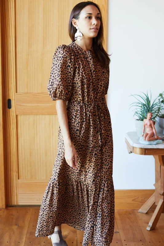 Lucy Dress - Vintage Leopard Open-back unclassified dresses