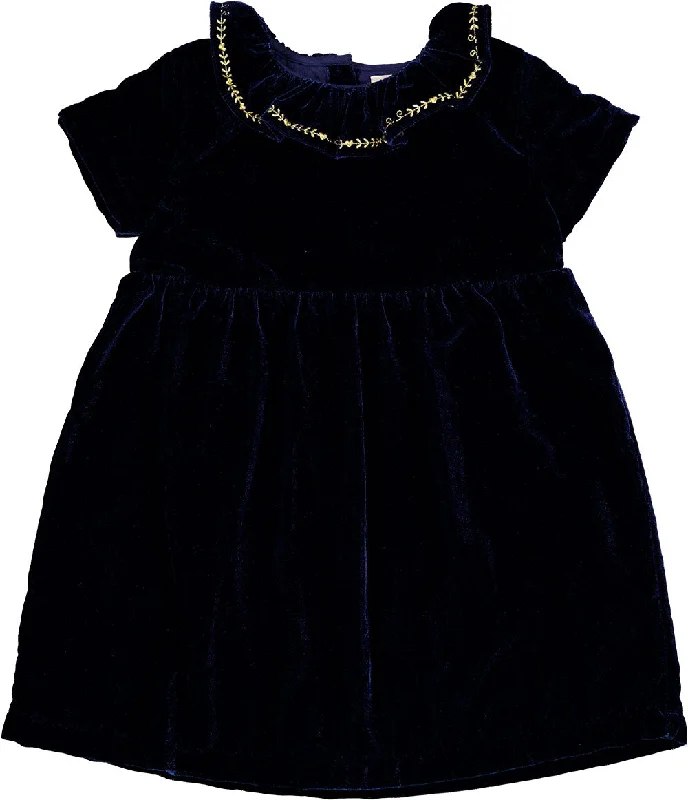 NAVY VELVET DRESS ELISABETH Sequin unclassified dresses