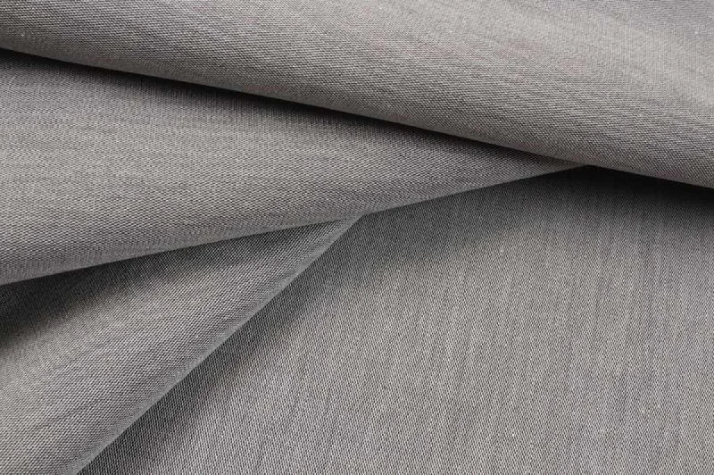 ORGANIC COTTON POPLIN - ANTI-BACTERIAL & HYDROPHOBIC FINISHING - Grey Melange Color block unclassified dresses