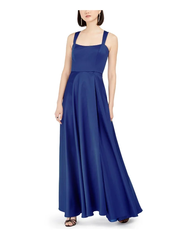 Petites Womens Satin Long Evening Dress Maxi Skirt Collection