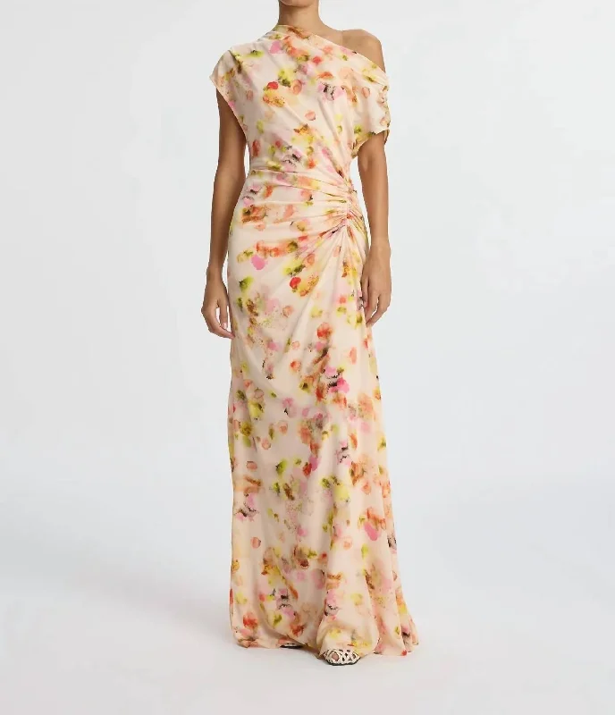 Poppy Gown In Ballad Multi Lounge unclassified dresses