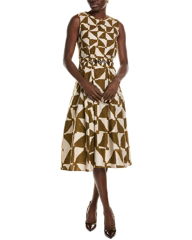 S Max Mara Luce A-Line Dress Bold pattern unclassified dresses