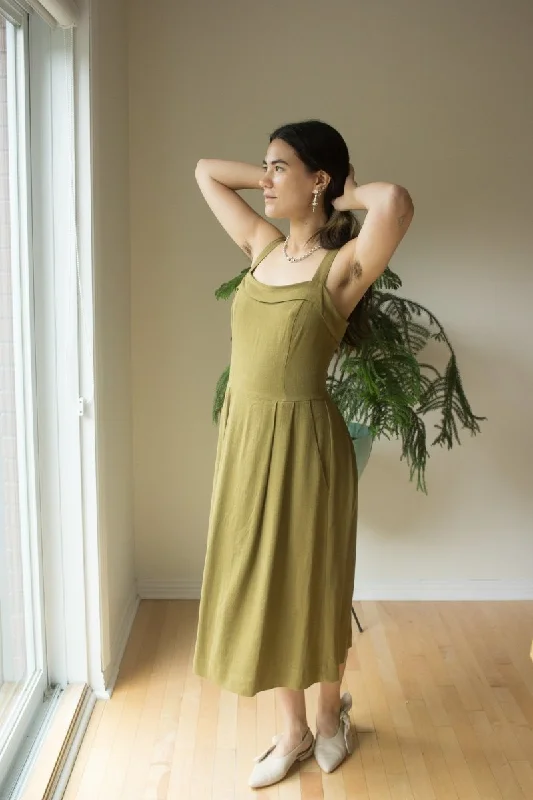 Birds of North America Thornbill Dress - Golden Moss (Online Exclusive) Popular unclassified dresses