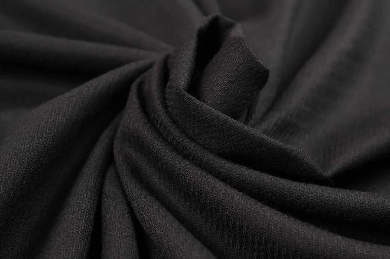 Viscose Wool for bottoms - Black Earthy tone unclassified dresses