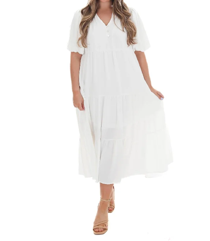 Where I Go Maxi Dress in White Summer Maxi Skirt