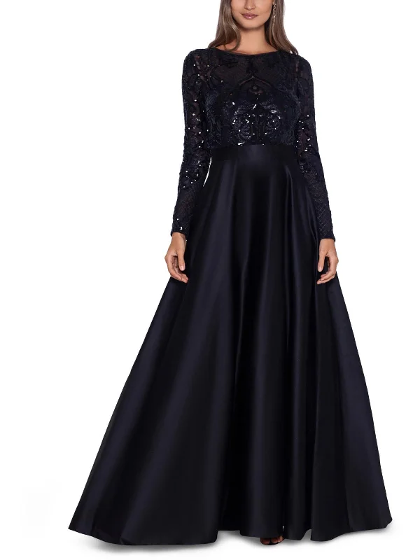 Womens Sequined Maxi Evening Dress Vintage Maxi Skirt