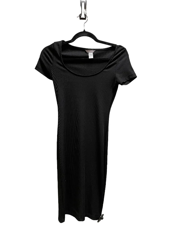 Dress Casual Midi By H&m In Black, Size: Xs Tulle A-line Skirt