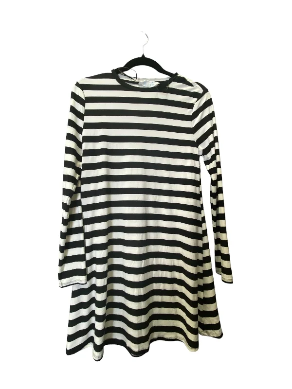 Dress Casual Midi By Primark In Black & White, Size: S Classic A-line Skirt