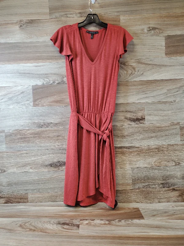 Dress Casual Midi By White House Black Market In Red, Size: Xs Everyday Midi Skirt